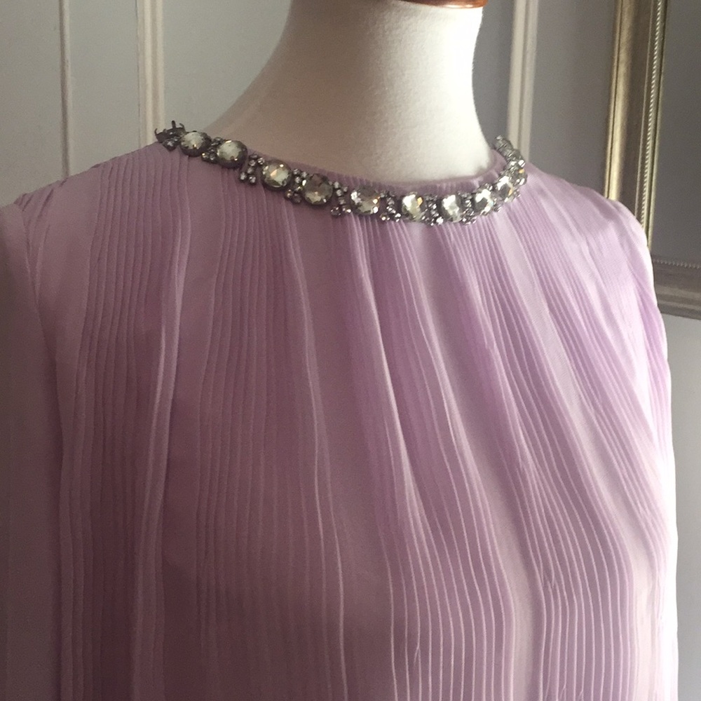 Ted Baker jeweled lavender top small (TB 1)